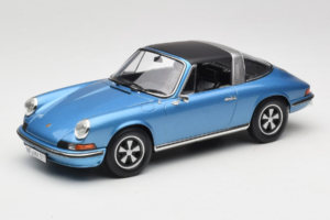 Porsche 911 S Targa Blue Metallic Norev 1:18 187646 Kovina – slika 2 od 8