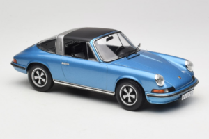 Porsche 911 S Targa Blue Metallic Norev 1:18 187646 Kovina – slika 5 od 8