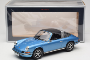 Porsche 911 S Targa Blue Metallic Norev 1:18 187646 Kovina – slika 8 od 8