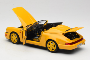 Porsche 911 964 Speedster Speed Yellow Norev 1:18 187130 Kovina – slika 5 od 8