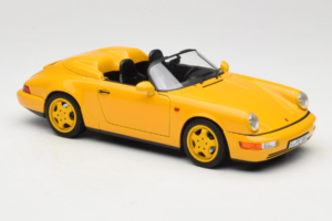 Porsche 911 964 Speedster Speed Yellow Norev 1:18 187130 Kovina – slika 6 od 8