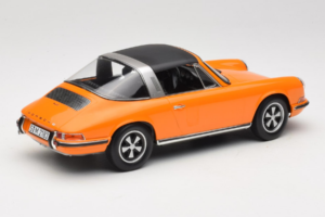 Porsche 911 T Targa Oranžna Norev 1:18 187220 Kovina – slika 3 od 8