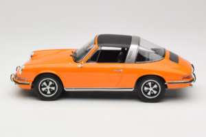 Porsche 911 T Targa Oranžna Norev 1:18 187220 Kovina – slika 4 od 8