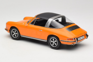 Porsche 911 T Targa Oranžna Norev 1:18 187220 Kovina – slika 5 od 8