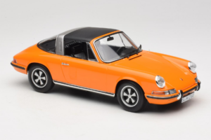 Porsche 911 T Targa Oranžna Norev 1:18 187220 Kovina – slika 6 od 8
