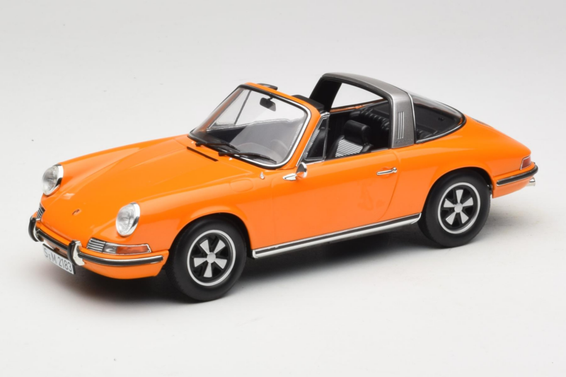 Porsche 911 T Targa Oranžna Norev 1:18 187220 Kovina