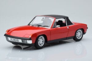 Porsche 914 1.7 Bahia Rdeč Norev 1:18 187690 Kovina