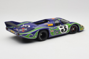 Porsche 917 LH #3 Hippie 2nd Place 24 Hours of Le Mans 1970 AUTOart 1:18 87075-R1 Kovina – slika 3 od 8