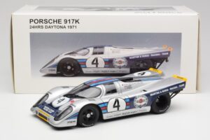 Porsche 917K Martini #4 V. Elford / G. Van Lennep 24 Hours of Daytona 1971 AUTOart 1:18 87182 Kovina – slika 8 od 8