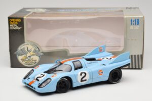 Porsche 917K #2 Gulf P. Rodriguez / J. Oliver 1000km Monza Winner 1971 Eagles Race 1:18 903008 Kovina – slika 6 od 6