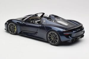 Porsche 918 Spyder Moder Metallic Minichamps 1:18 113062434 Kovina – slika 7 od 8