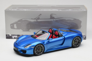 Porsche 918 Spyder Blue Metallic Minichamps 1:18 110062432 Kovina – slika 8 od 8