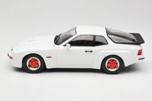 Porsche 924 Carrera GT Bel & Rdeče Platišča MCG 1:18 MCG18303 Kovina – slika 3 od 6