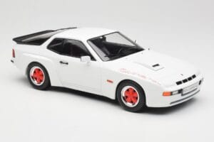 Porsche 924 Carrera GT Bel & Rdeče Platišča MCG 1:18 MCG18303 Kovina – slika 4 od 6