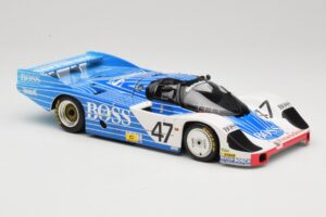 Porsche 956L #47 Hugo Boss V. Merl / H. Grohs / A. Plankenhorn 24 Hours of Le Mans 1984 Minichamps 1:18 183846947 Kovina – slika 6 od 8