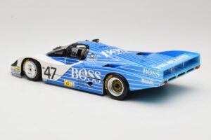 Porsche 956L #47 Hugo Boss V. Merl / H. Grohs / A. Plankenhorn 24 Hours of Le Mans 1984 Minichamps 1:18 183846947 Kovina – slika 7 od 8