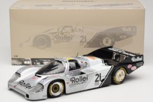 Porsche 956L #21 Rollei A. de Cadenet / C. Ballot-Lena 24 Hours of Le Mans 1984 Minichamps 1:18 183846921 Kovina – slika 8 od 8