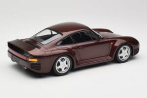 Porsche 959 Dark Red Metallic Minichamps 1:18 155066204 Kovina – slika 2 od 6