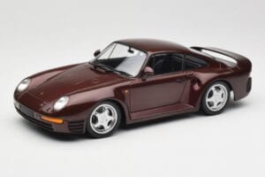 Porsche 959 Dark Red Metallic Minichamps 1:18 155066204 Kovina