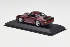 Porsche 959 Dark Red Metallic Minichamps 1:43 400062525 Kovina – slika 3 od 4