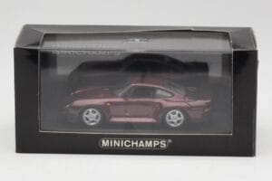 Porsche 959 Dark Red Metallic Minichamps 1:43 400062525 Kovina – slika 4 od 4