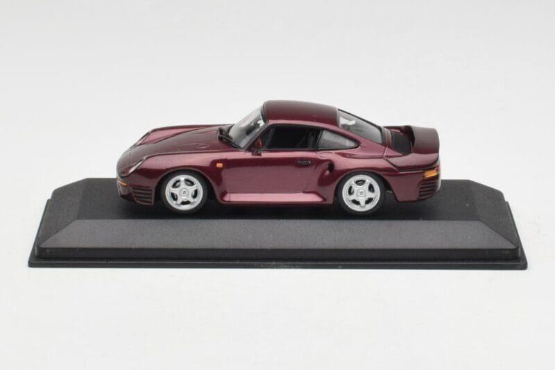 Porsche 959 Dark Red Metallic Minichamps 1:43 400062525 Kovina