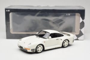 Porsche 959 Grand Prix White Minichamps 1:18 155066202 Kovina – slika 6 od 6