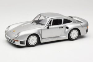 Porsche 959 Srebrna Tonka 1:18 2221 Kovina