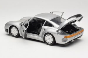 Porsche 959 Srebrna Tonka 1:18 2221 Kovina – slika 5 od 8