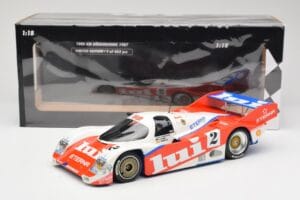 Porsche 962 #2 Brun Motorsport J. Mass / O. Larrauri 1000km Nürburgring 1987 Minichamps 1:18 155876502 Kovina – slika 6 od 6