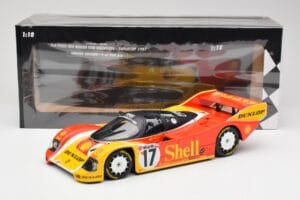 Porsche 962C #17 H-J. Stuck / D. Bell 3rd Place 200 Miles of Nürnberg Supercup 1987 Minichamps 1:18 155876517 Kovina – slika 6 od 6