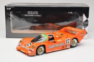 Porsche 962C #17 Jägermeister T. Boutsen / F. Jelinski 1000km Spa 1986 Minichamps 1:18 155866517 Kovina – slika 6 od 6