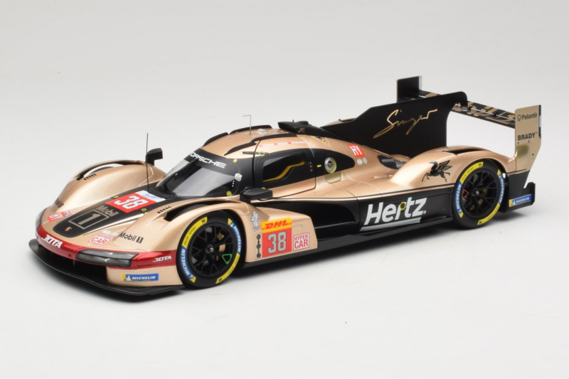 Porsche 963 LMDh #38 Hertz Team JOTA J. Button / P. Hanson Lone Star Le Mans 2024 Norev 1:18 187161 Kovina