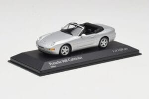 Porsche 968 Srebrna Minichamps 1:43 400062332 Kovina – slika 2 od 4