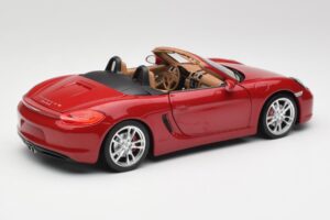 Porsche Boxster 981 S Guards Rdeč Minichamps 1:18 110062031 Kovina – slika 3 od 8