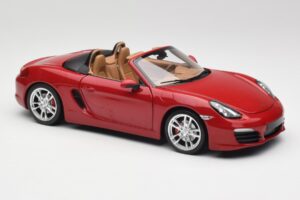 Porsche Boxster 981 S Guards Rdeč Minichamps 1:18 110062031 Kovina – slika 6 od 8