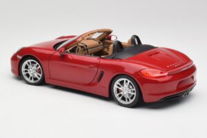 Porsche Boxster 981 S Guards Rdeč Minichamps 1:18 110062031 Kovina – slika 7 od 8