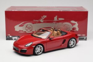 Porsche Boxster 981 S Guards Rdeč Minichamps 1:18 110062031 Kovina – slika 8 od 8