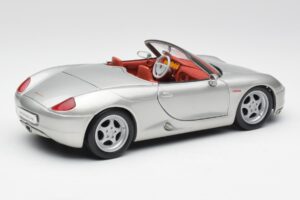 Porsche Boxster 986 Srebrna Maisto 1:18 37800-M3 Kovina – slika 3 od 8
