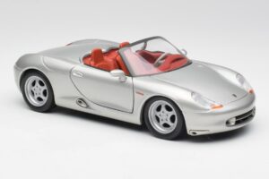 Porsche Boxster 986 Srebrna Maisto 1:18 37800-M3 Kovina – slika 6 od 8