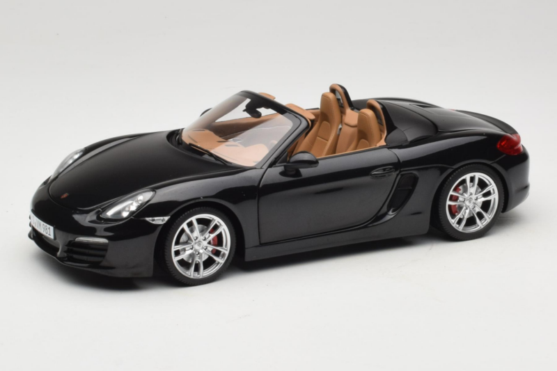 Porsche Boxster S 981 Basalt Black Minichamps 1:18 WAP0210160C Kovina