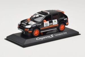 Porsche Cayenne 955 S Transsyberia #10 Črn Oranžen 2008 Minichamps 1:43 WAP02001819 Kovina – slika 2 od 4