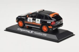 Porsche Cayenne 955 S Transsyberia #10 Črn Oranžen 2008 Minichamps 1:43 WAP02001819 Kovina – slika 3 od 4