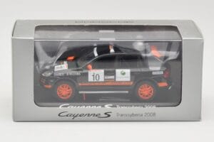 Porsche Cayenne 955 S Transsyberia #10 Črn Oranžen 2008 Minichamps 1:43 WAP02001819 Kovina – slika 4 od 4