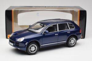 Porsche Cayenne S 9PA Dark Sea Modra Metalik Maisto 1:18 31635 Kovina – slika 8 od 8