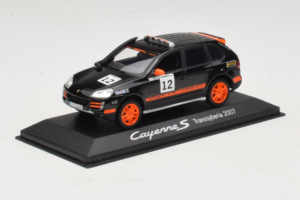 Porsche Cayenne S #12 Transsyberia 2007 Črn Oranžen Minichamps 1:43 WAP02000918 Kovina – slika 2 od 5