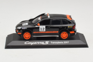 Porsche Cayenne S #12 Transsyberia 2007 Črn Oranžen Minichamps 1:43 WAP02000918 Kovina