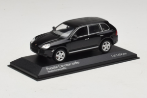 Porsche Cayenne 955 Turbo Black Metallic Minichamps 1:43 400061080 Kovina – slika 2 od 5