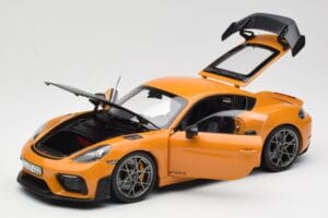 Porsche Cayman GT4 RS 982 Weissach Package Bahama Yellow Norev 1:18 187252 Kovina – slika 2 od 8
