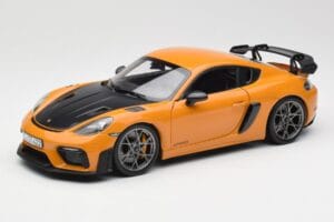 Porsche Cayman GT4 RS 982 Weissach Package Bahama Yellow Norev 1:18 187252 Kovina